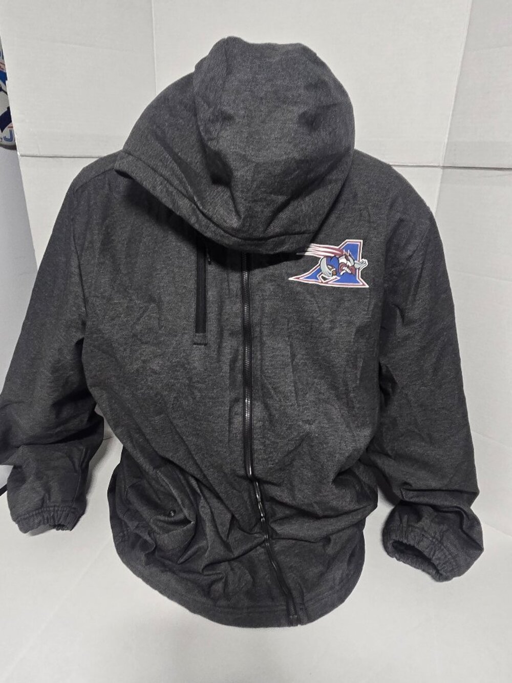 Adidas Montreal Alouettes LCF Sideline Authentique Hooded Insulated Jacket - Picture 2 of 16